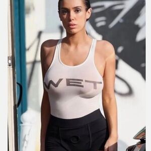 Yeezy WET White Sleeveless Romper